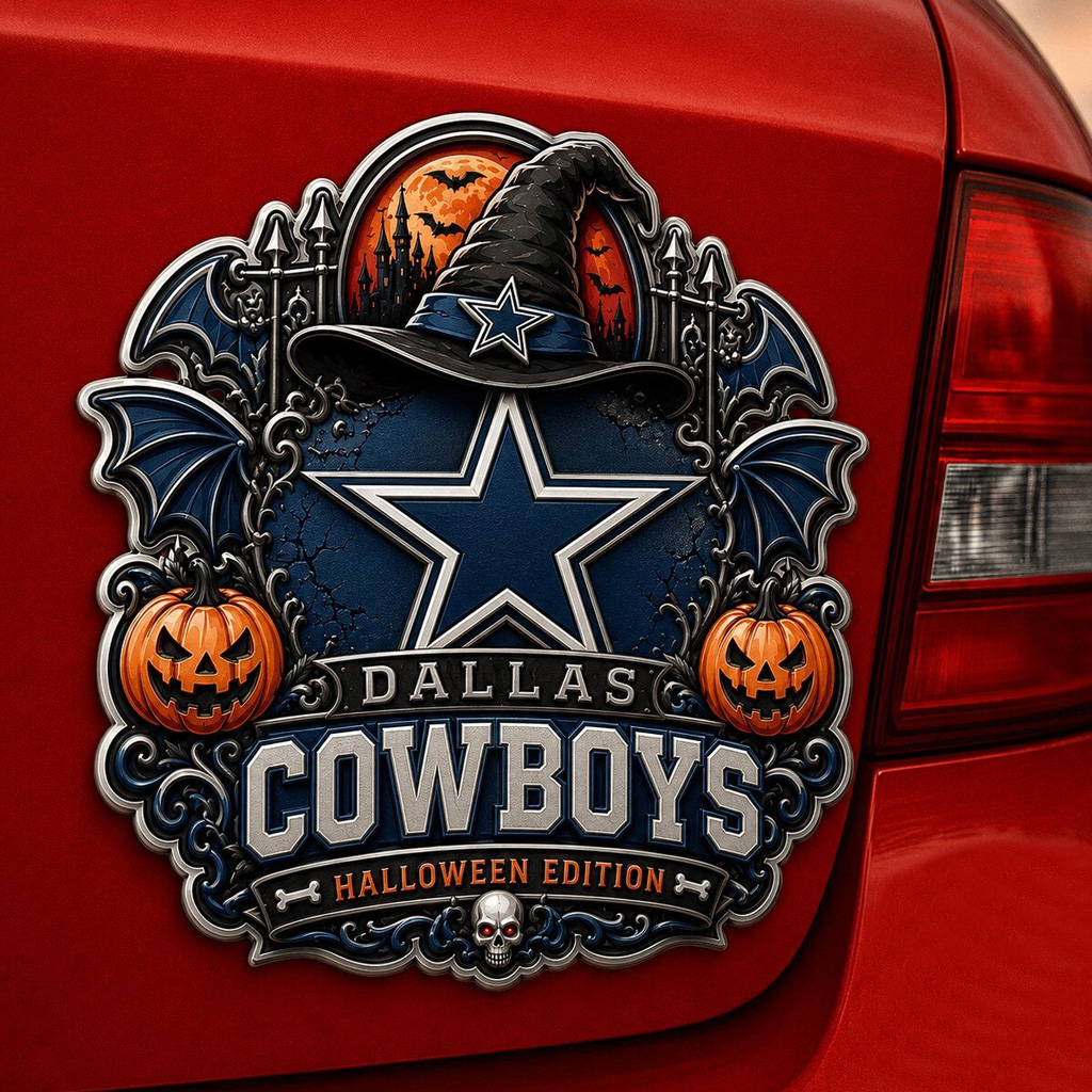 Dallas Cowboys Halloween 2026 Car Badge Emblem 1 Dallas Cowboys Halloween 2026 Car Badge Emblem