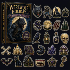 Dark Werewolf Halloween Advent Calendar 2026 for Werewolf Fans