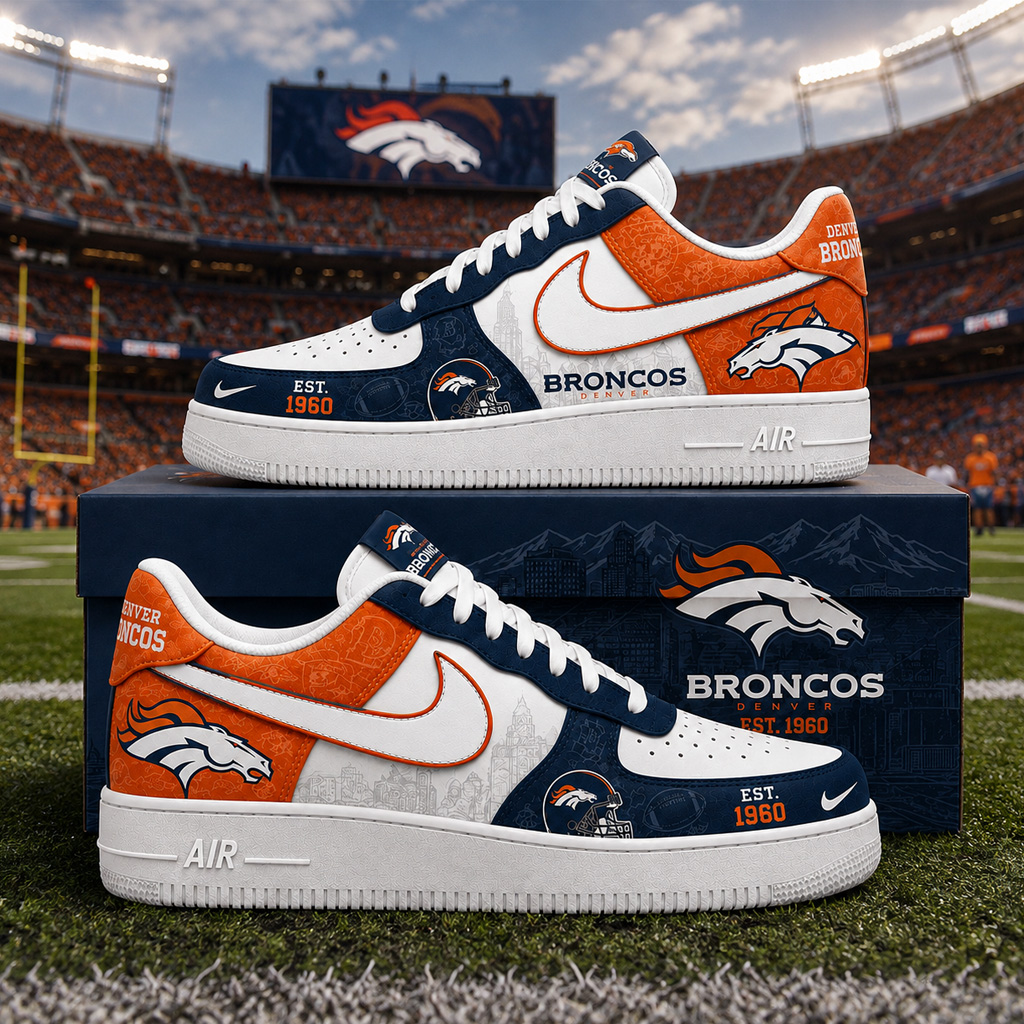Denver Broncos National Football League 2026 Shoes Sneakers For Football Fans 2 Denver Broncos National Football League 2026 Shoes Sneakers For Football Fans