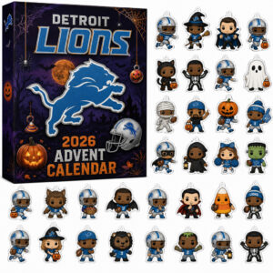 Detroit Lions Star Halloween Advent Calendar 2026 for Football Fans