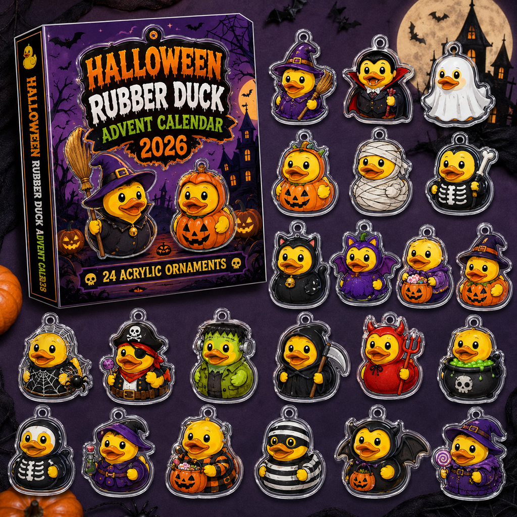 Duck Halloween Advent Calendar 2026 for Halloween and Duck Lovers 1 Duck Halloween Advent Calendar 2026 for Halloween and Duck Lovers