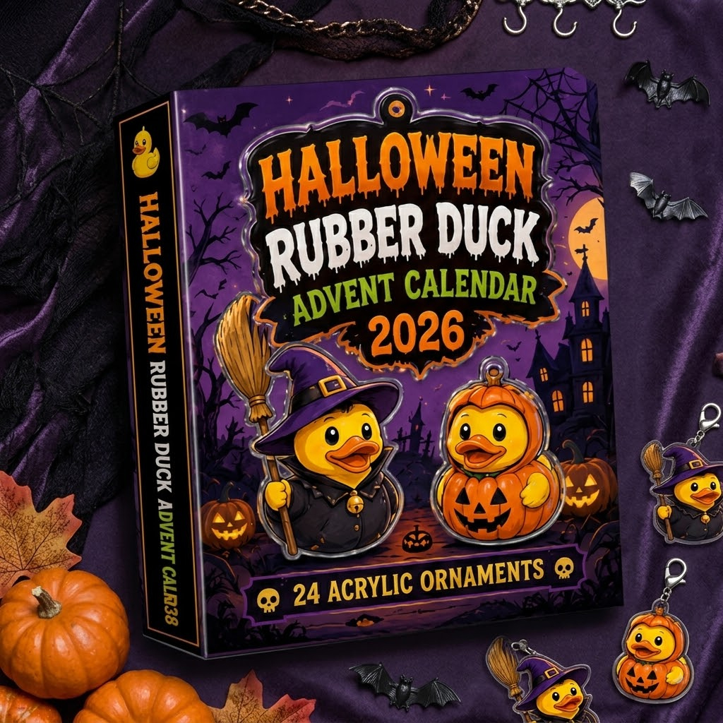 Duck Halloween Advent Calendar 2026 for Halloween and Duck Lovers 2 Duck Halloween Advent Calendar 2026 for Halloween and Duck Lovers