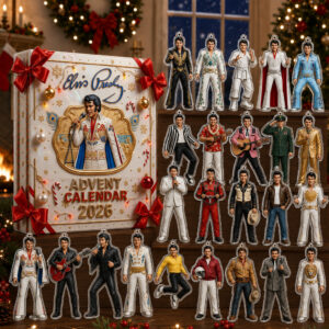 Elvis Presley King of Rock Advent Calendar 2026 for Rock Music Fans