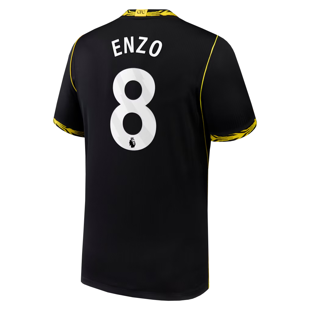Enzo Fernández Chelsea 2026-2027 Away Stadium Black Soccer Jersey for Soccer Fans 3 Enzo Fernández Chelsea 2026-2027 Away Stadium Black Soccer Jersey for Soccer Fans - Image 3