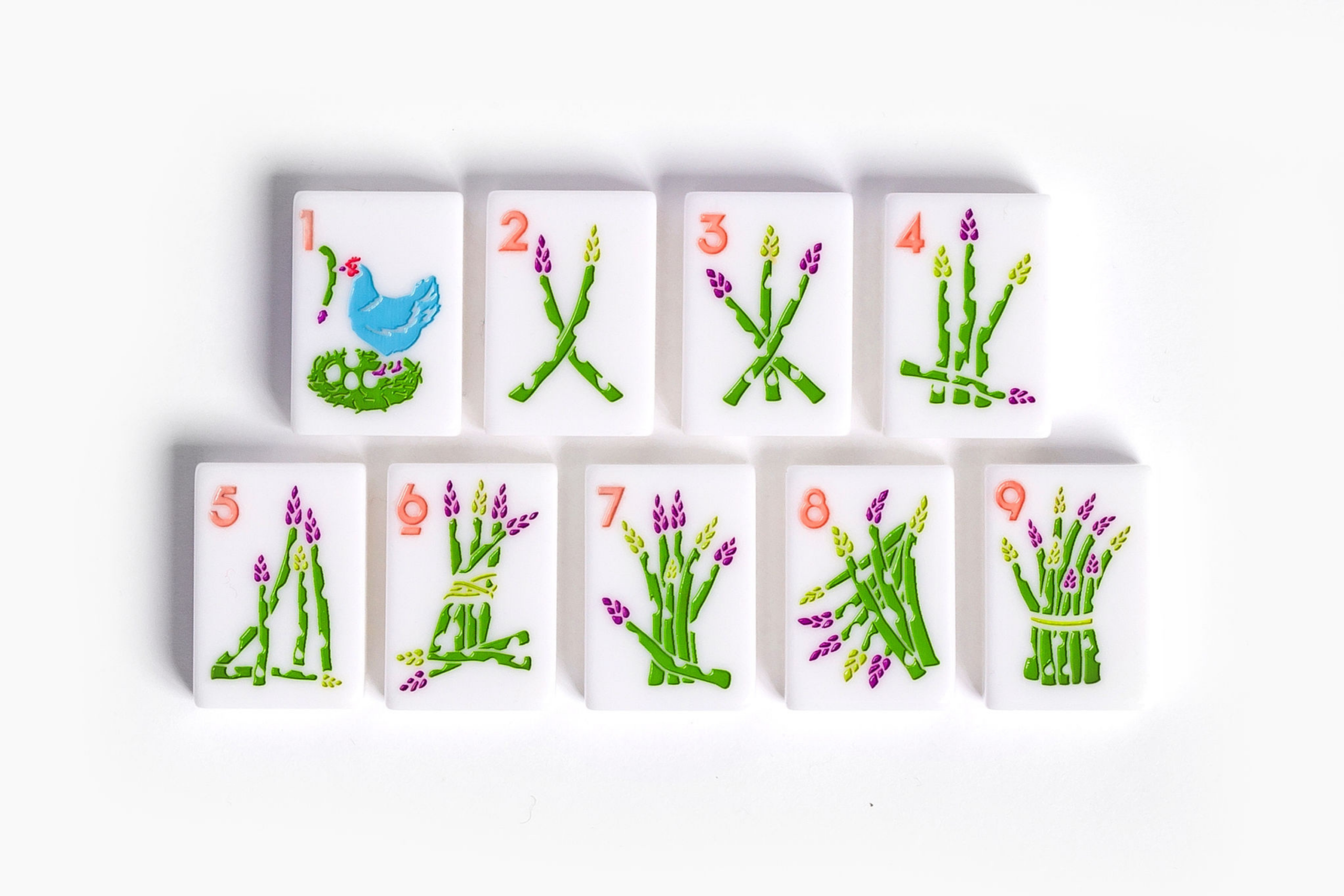 Milk White Food Inspired American Mahjong Set - 160 Acrylic Tiles, Mat, Storage Bag & Accessories 3 Milk White Food Inspired American Mahjong Set - 160 Acrylic Tiles, Mat, Storage Bag & Accessories - Image 3