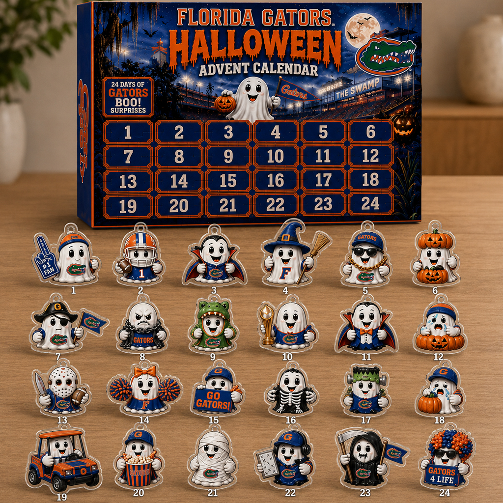 Florida Gators Halloween Advent Calendar 2026 for College Football Fans 1 Florida Gators Halloween Advent Calendar 2026 for College Football Fans