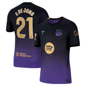 Frenkie de Jong Barcelona 2026 Away Match Soccer Jersey for Soccer Fans