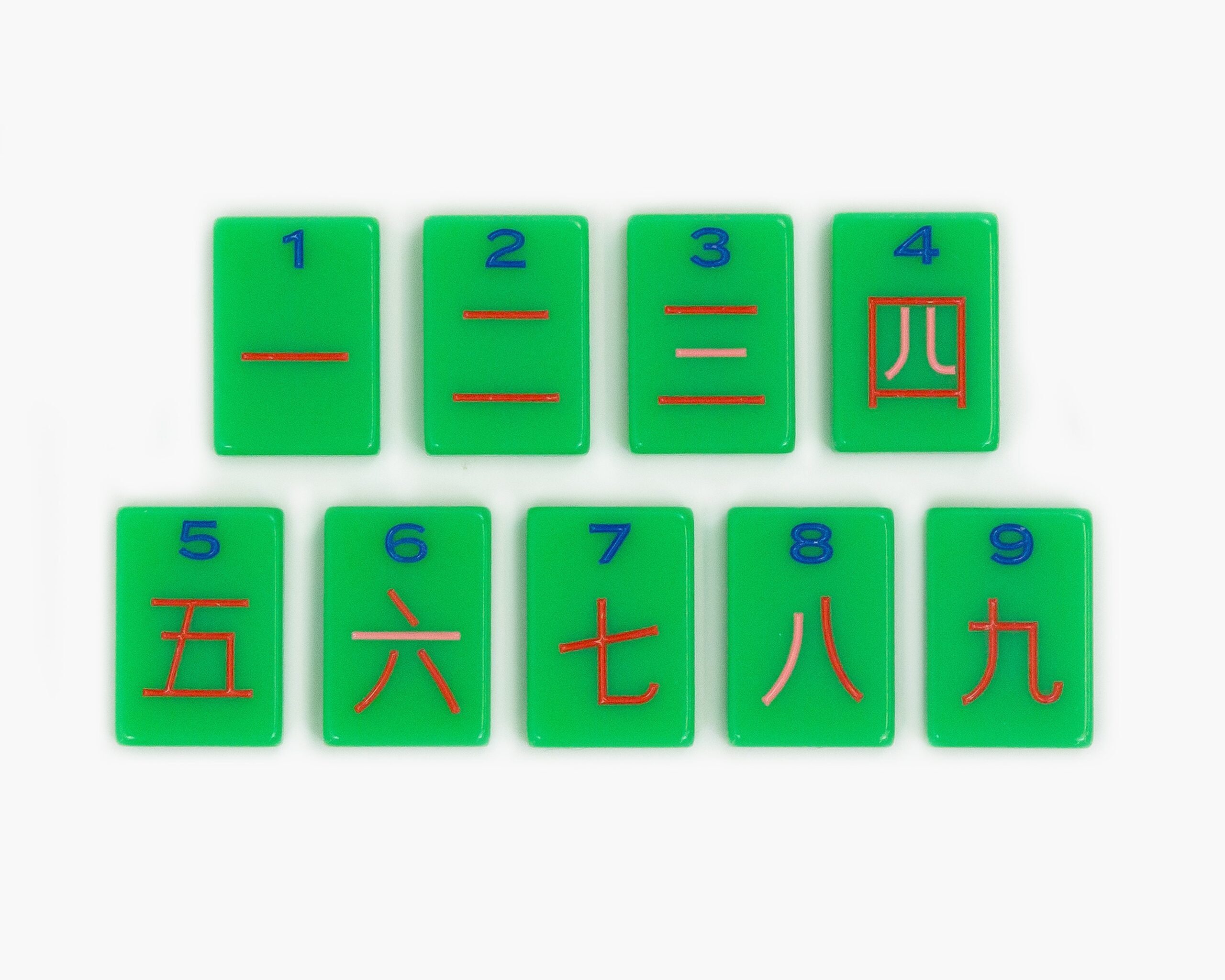 Kelly Green Minimal Mid-Century American Mahjong Set - 160 Acrylic Tiles, Mat, Storage Bag & Accessories 3 Kelly Green Minimal Mid-Century American Mahjong Set - 160 Acrylic Tiles, Mat, Storage Bag & Accessories - Image 3