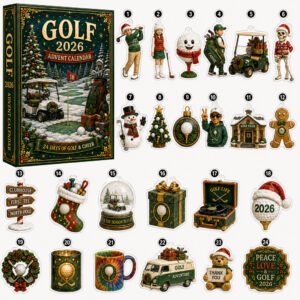 Golf 24 Days of Golf And Cheer Advent Calendar 2026 for Golf Fans