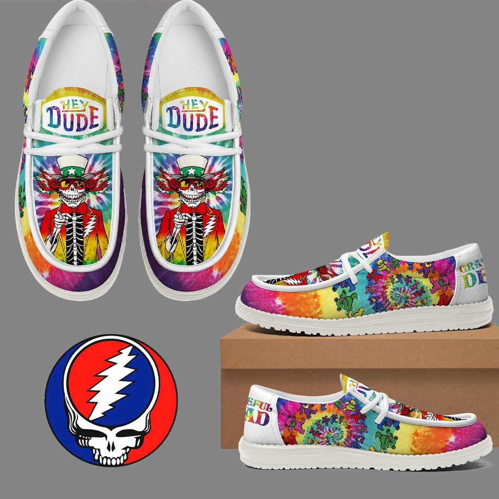 Grateful Dead Hey Dude Shoes For Music Lovers 1 Grateful Dead Hey Dude Shoes For Music Lovers