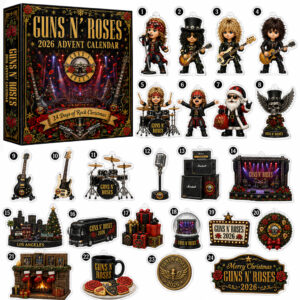 Guns N' Roses Rock Christmas Advent Calendar 2026 for Rock Music Fans