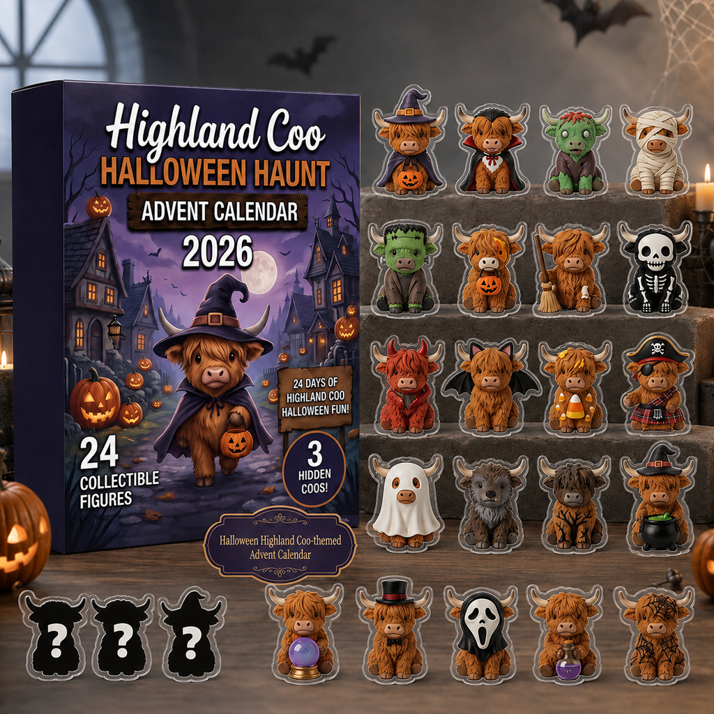 Highland Coo Halloween Advent Calendar 2026 2 Highland Coo Halloween Advent Calendar 2026