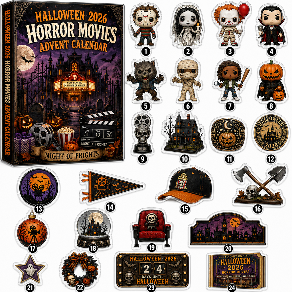 Horror Movies Halloween 2026 Advent Calendar for Horror Fans 2 Horror Movies Halloween 2026 Advent Calendar for Horror Fans