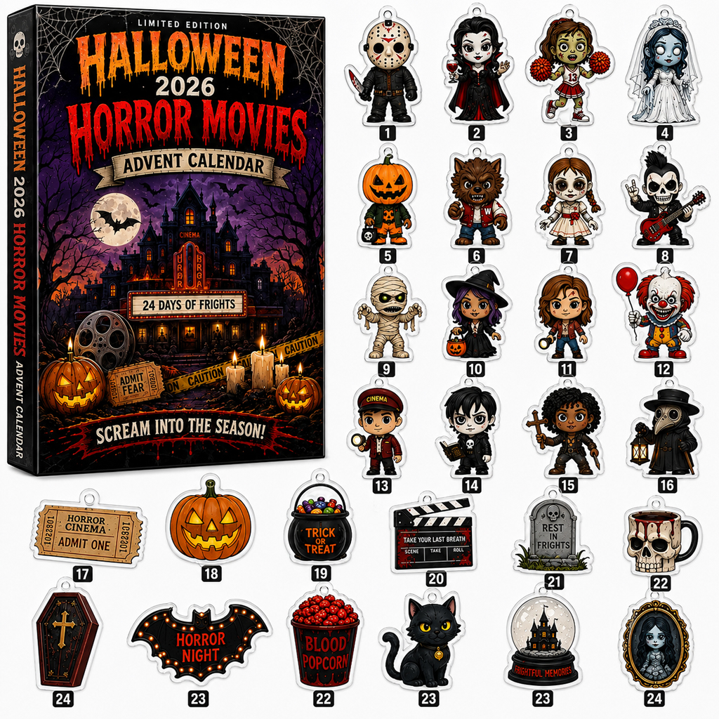 Horror Movies Halloween Advent Calendar 2026 for Horror Fans 2 Horror Movies Halloween Advent Calendar 2026 for Horror Fans