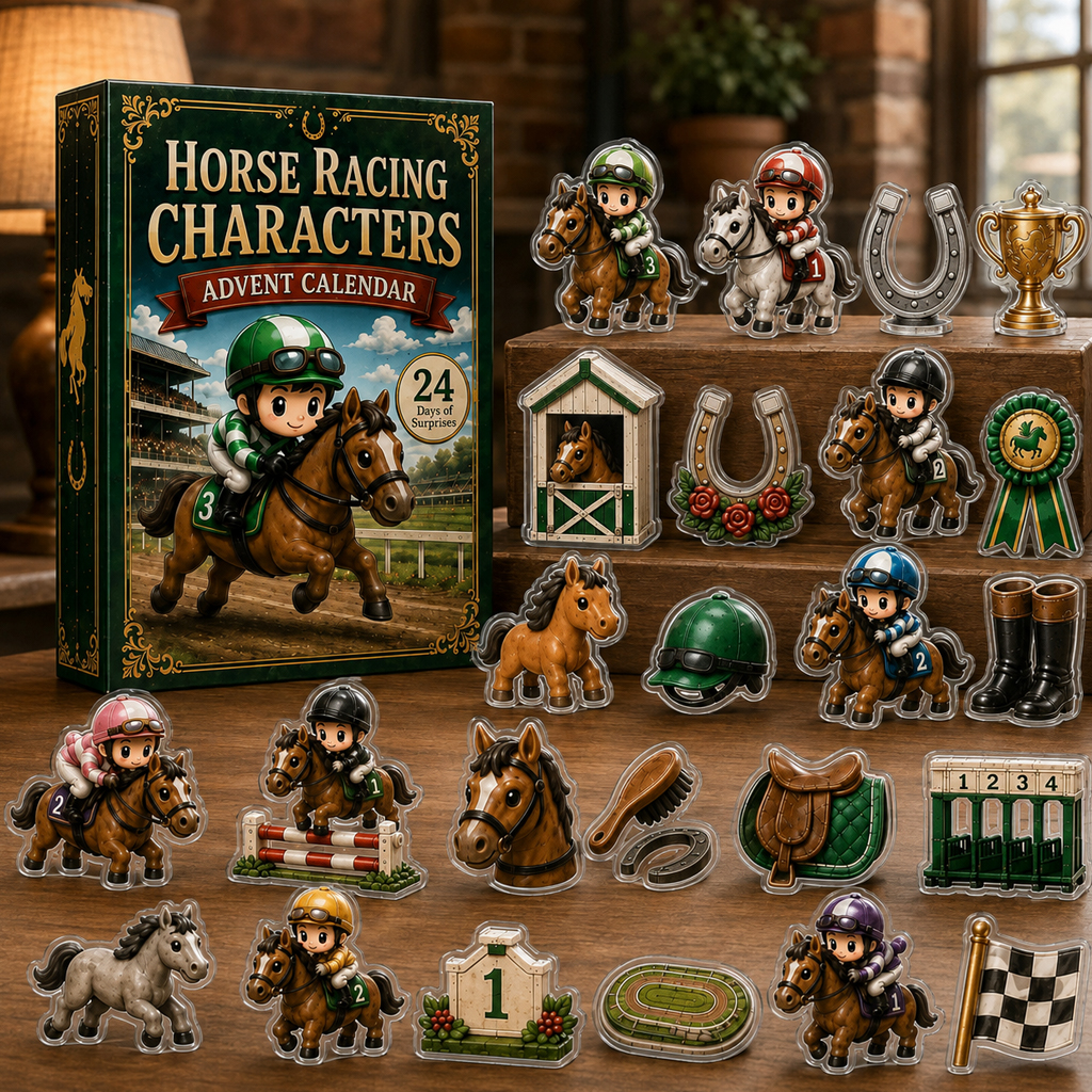 Horse Racing Characters Advent Calendar 2026 for Horse Racing Fans 2 Horse Racing Characters Advent Calendar 2026 for Horse Racing Fans