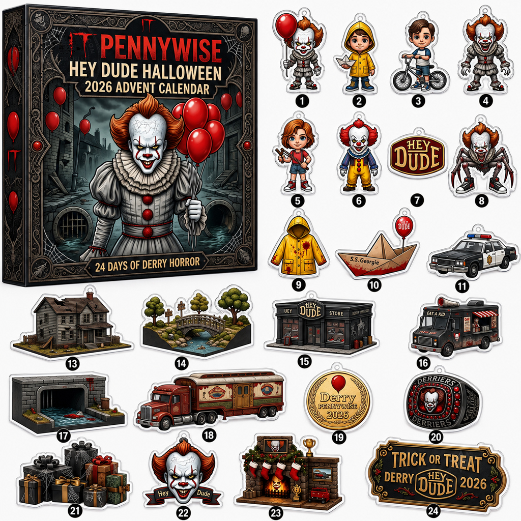 IT Pennywise Halloween Advent Calendar 2026 for Horror Fans 1 IT Pennywise Halloween Advent Calendar 2026 for Horror Fans