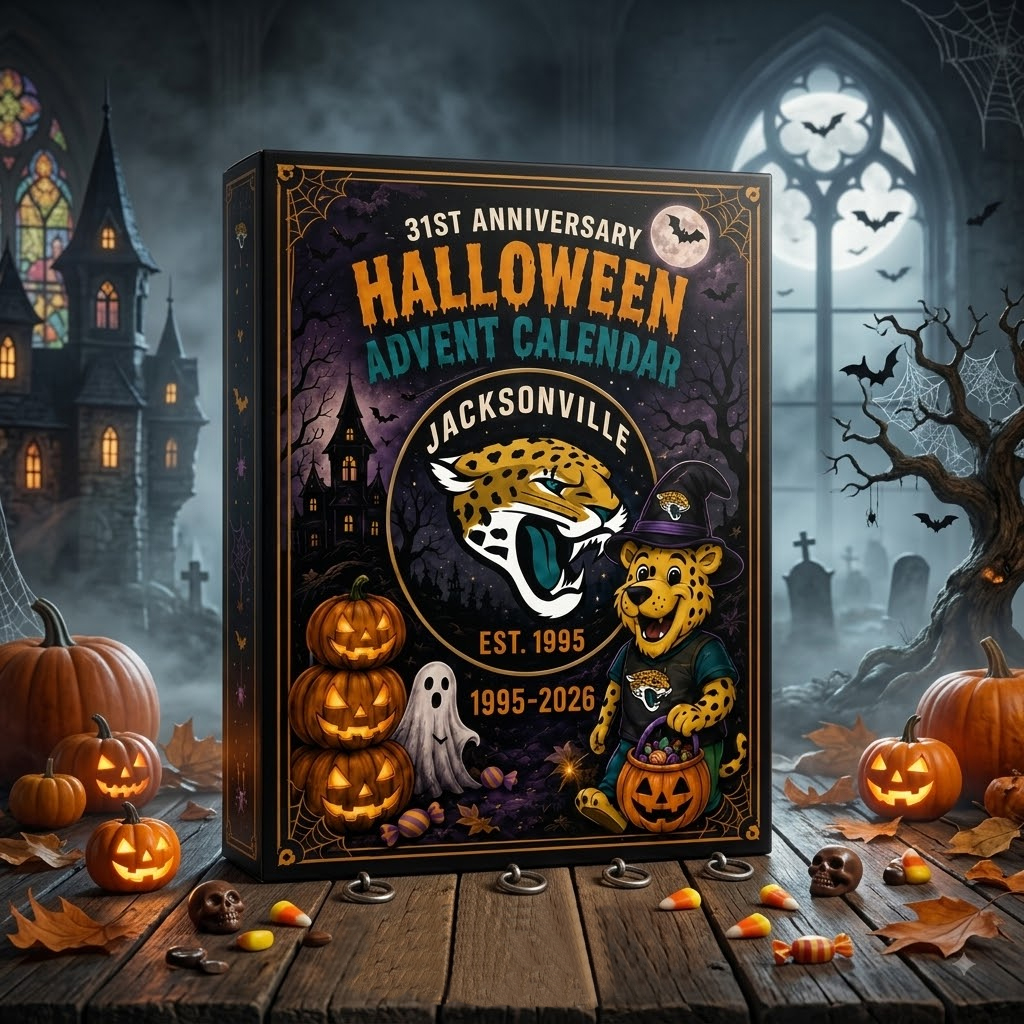 Jacksonville Jaguars 31th Anniversary Halloween Advent Calendar 2026 for Football Fans 2 Jacksonville Jaguars 31th Anniversary Halloween Advent Calendar 2026 for Football Fans