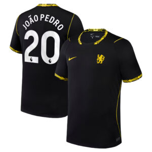 João Pedro Chelsea 2026-2027 Away Stadium Black Soccer Jersey for Soccer Fans