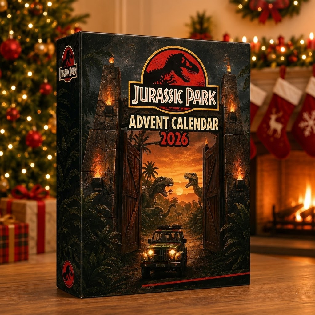 Jurassic Park Advent Calendar 2026 for Dinosaur and Movie Fans 1 Jurassic Park Advent Calendar 2026 for Dinosaur and Movie Fans