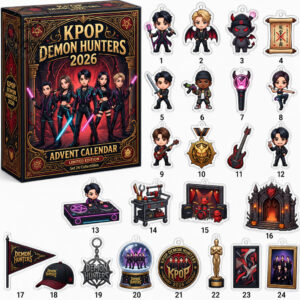 KPOP Demon Hunters Advent Calendar 2026 for K-Pop and Anime Fans
