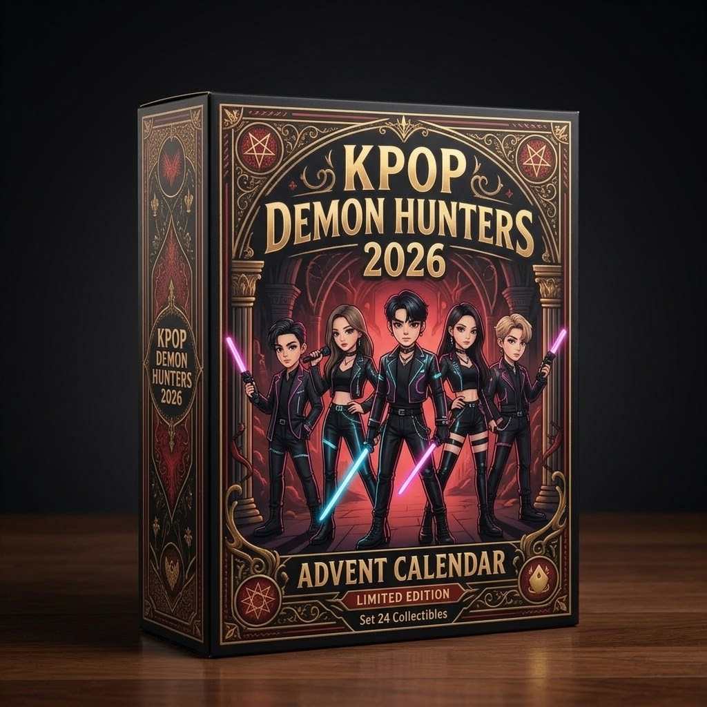 KPOP Demon Hunters Advent Calendar 2026 for K-Pop and Anime Fans 2 KPOP Demon Hunters Advent Calendar 2026 for K-Pop and Anime Fans