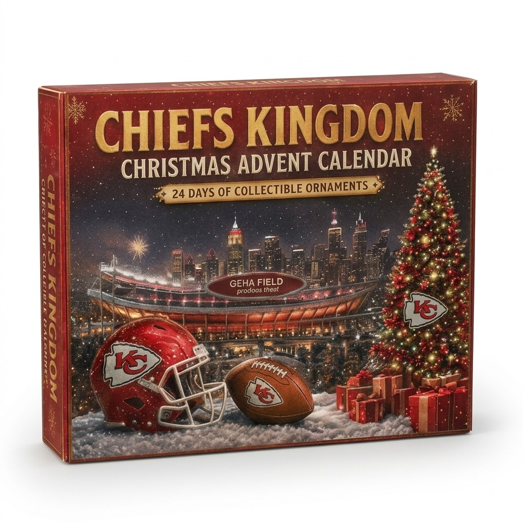 Kansas City Chiefs Kingdom Christmas Advent Calendar 2026 for Football Fans 1 Kansas City Chiefs Kingdom Christmas Advent Calendar 2026 for Football Fans