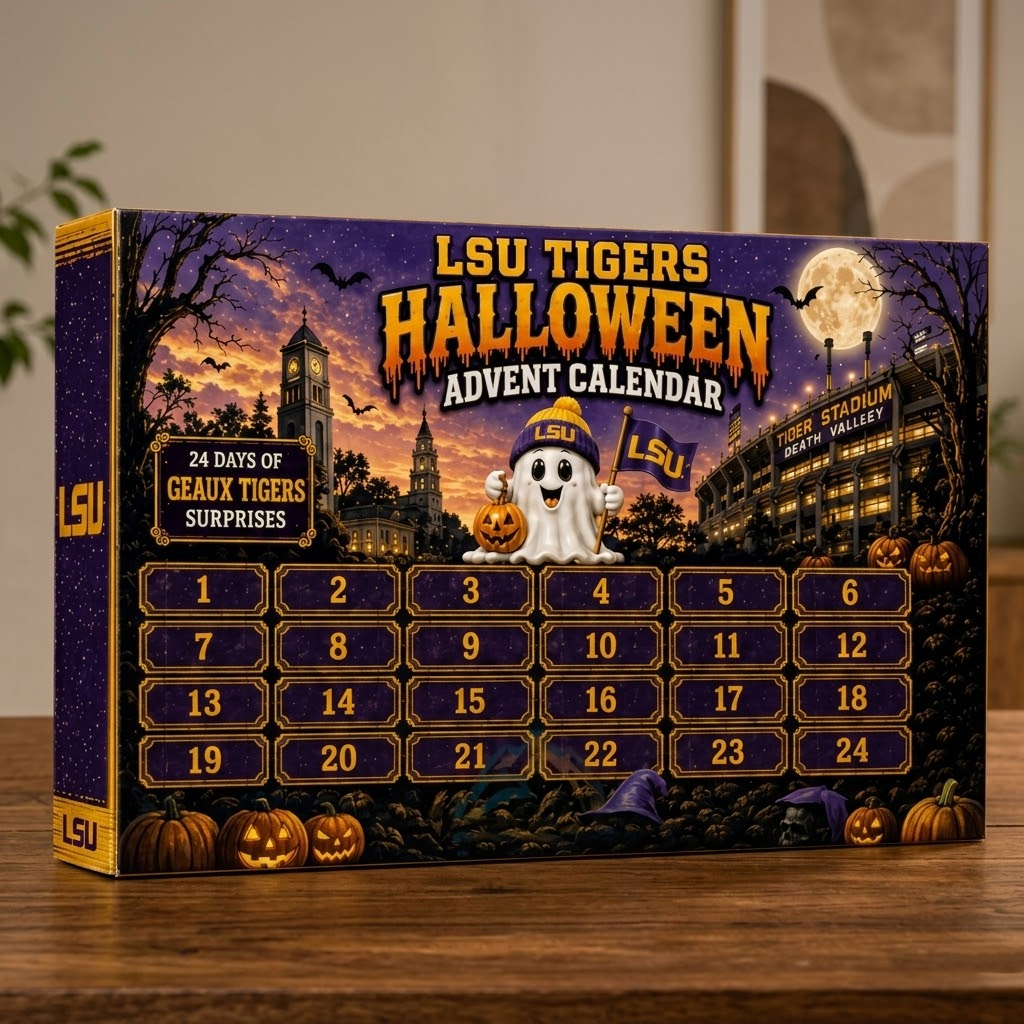 LSU Tigers Halloween Advent Calendar 2026 for College Football Fans 2 LSU Tigers Halloween Advent Calendar 2026 for College Football Fans