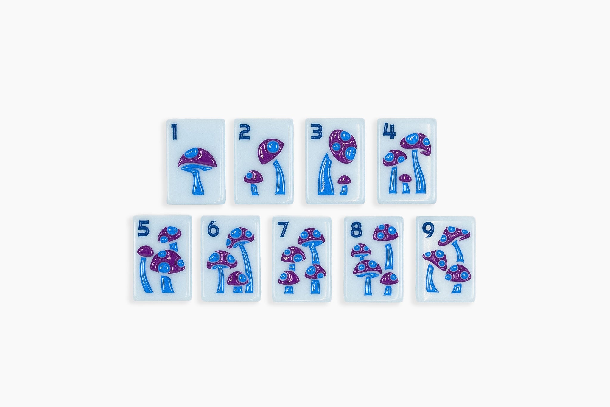 Cornflower Blue Lucky Charm American Mahjong Set - 160 Acrylic Tiles, Mat, Storage Bag & Accessories 4 Cornflower Blue Lucky Charm American Mahjong Set - 160 Acrylic Tiles, Mat, Storage Bag & Accessories - Image 4