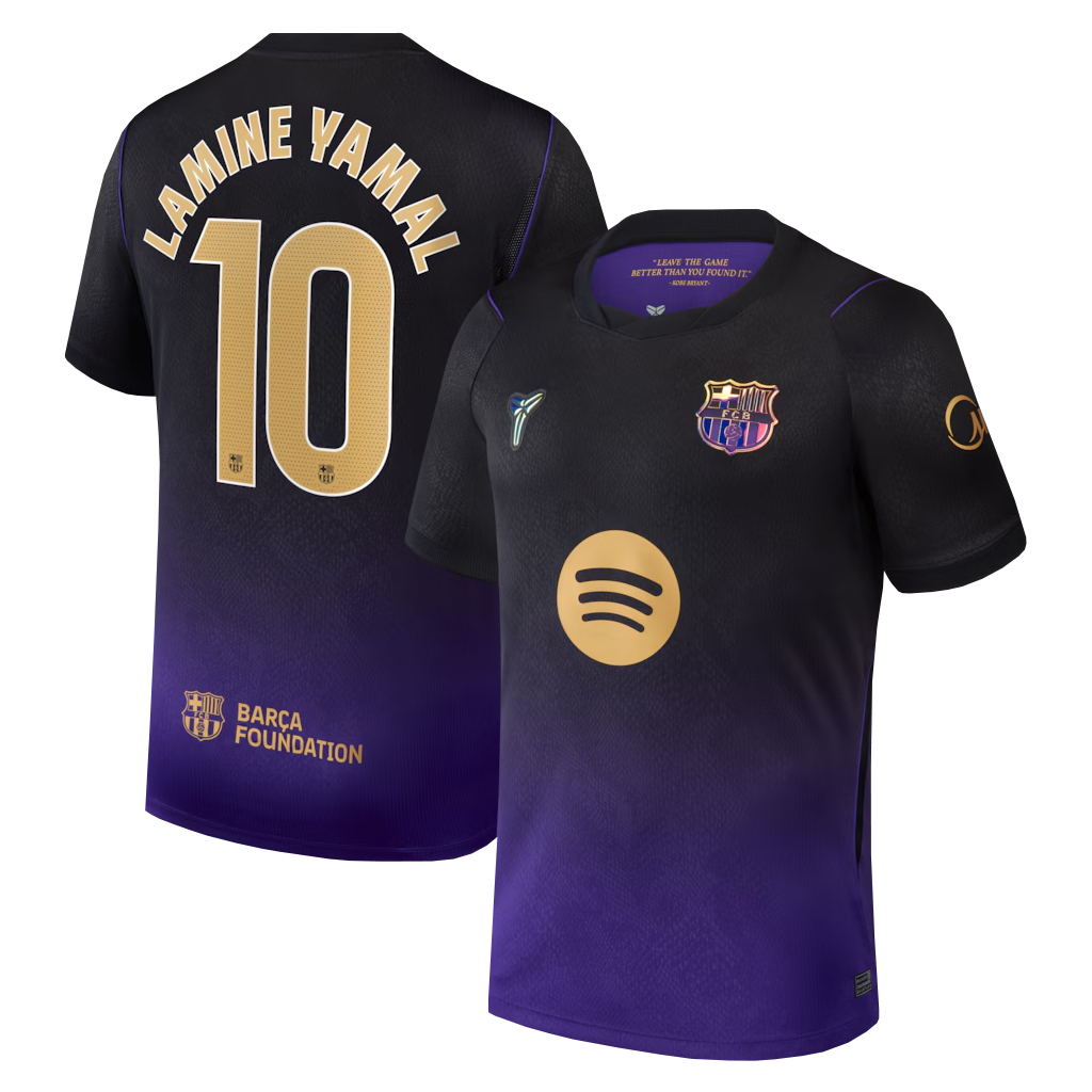 Lamine Yamal Barcelona 2026 Away Stadium Soccer Jersey for Soccer Fans 1 Lamine Yamal Barcelona 2026 Away Stadium Soccer Jersey for Soccer Fans