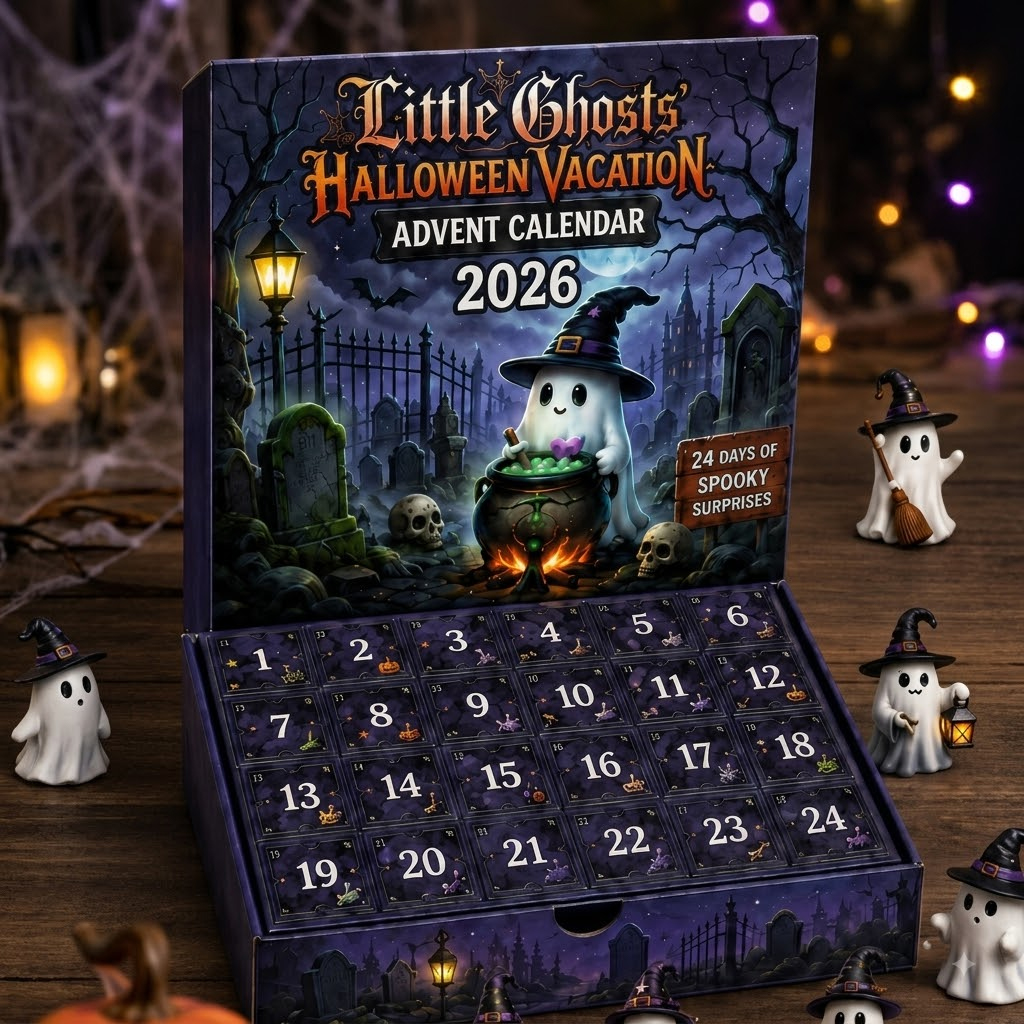 Little Ghosts Halloween Vacation Advent Calendar 2026 1 Little Ghosts Halloween Vacation 2026 Advent Calendar