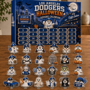 Los Angeles Dodgers Halloween Advent Calendar 2026 for Baseball Fans