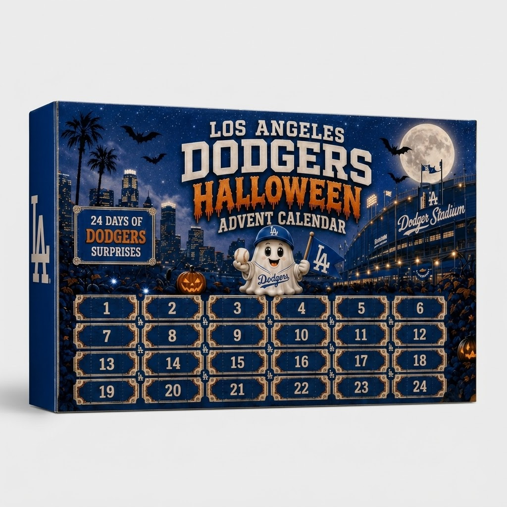 Los Angeles Dodgers Halloween Advent Calendar 2026 for Baseball Fans 2 Los Angeles Dodgers Halloween Advent Calendar 2026 for Baseball Fans