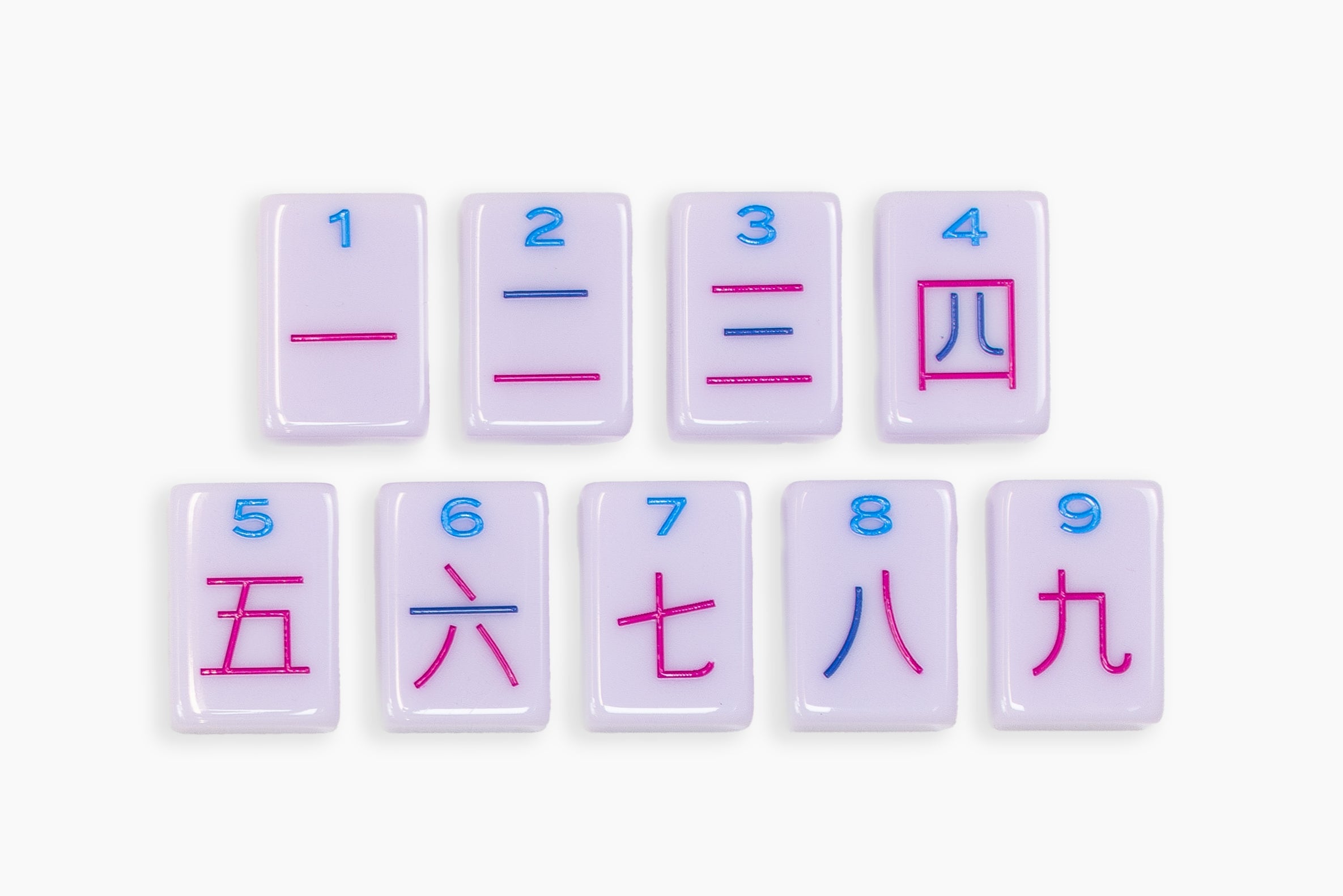 Lilac Minimal Mid-Century American Mahjong Set - 160 Acrylic Tiles, Mat, Storage Bag & Accessories 4 Lilac Minimal Mid-Century American Mahjong Set - 160 Acrylic Tiles, Mat, Storage Bag & Accessories - Image 4