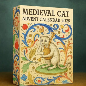 Medieval Cat Advent Calendar 2026 for Cat Lovers