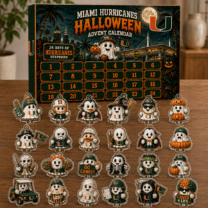 Miami Hurricanes Halloween Advent Calendar 2026 for College Football Fans