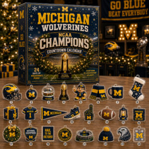 Michigan Wolverines NCAA Champions Advent Calendar 2026 for College Sports Fans