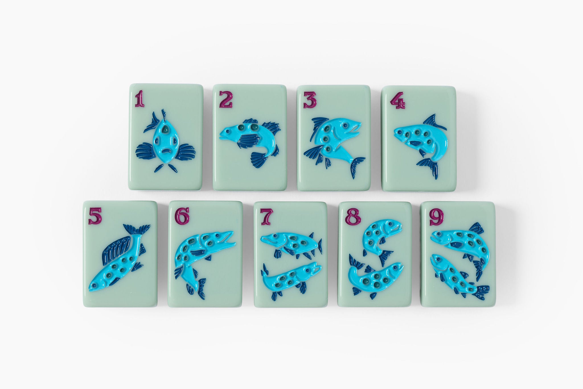 Sage Green Mountain Landscape American Mahjong Set - 160 Acrylic Tiles, Mat, Storage Bag & Accessories 3 Sage Green Mountain Landscape American Mahjong Set - 160 Acrylic Tiles, Mat, Storage Bag & Accessories - Image 3