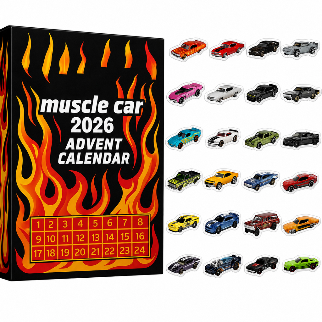 Muscle Car Advent Calendar 2026 for Classic Car Lovers 1 Muscle Car Advent Calendar 2026 for Classic Car Lovers