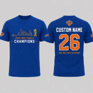 Unisex New York Knicks 2026 NBA Finals Champions Personalized Shirt for Basketball Fans