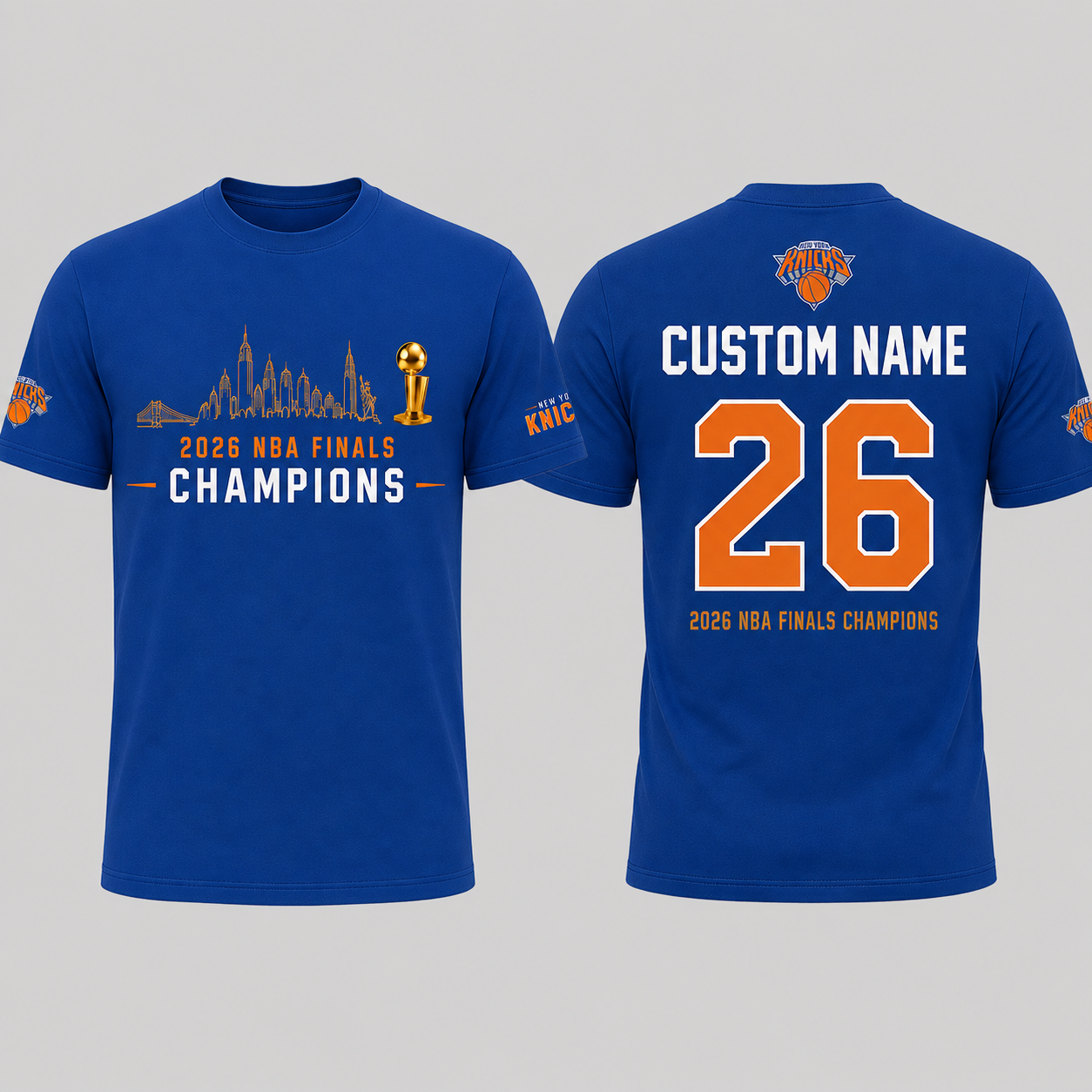 Unisex New York Knicks 2026 NBA Finals Champions Personalized Shirt for Basketball Fans 1 Unisex New York Knicks 2026 NBA Finals Champions Personalized Shirt for Basketball Fans