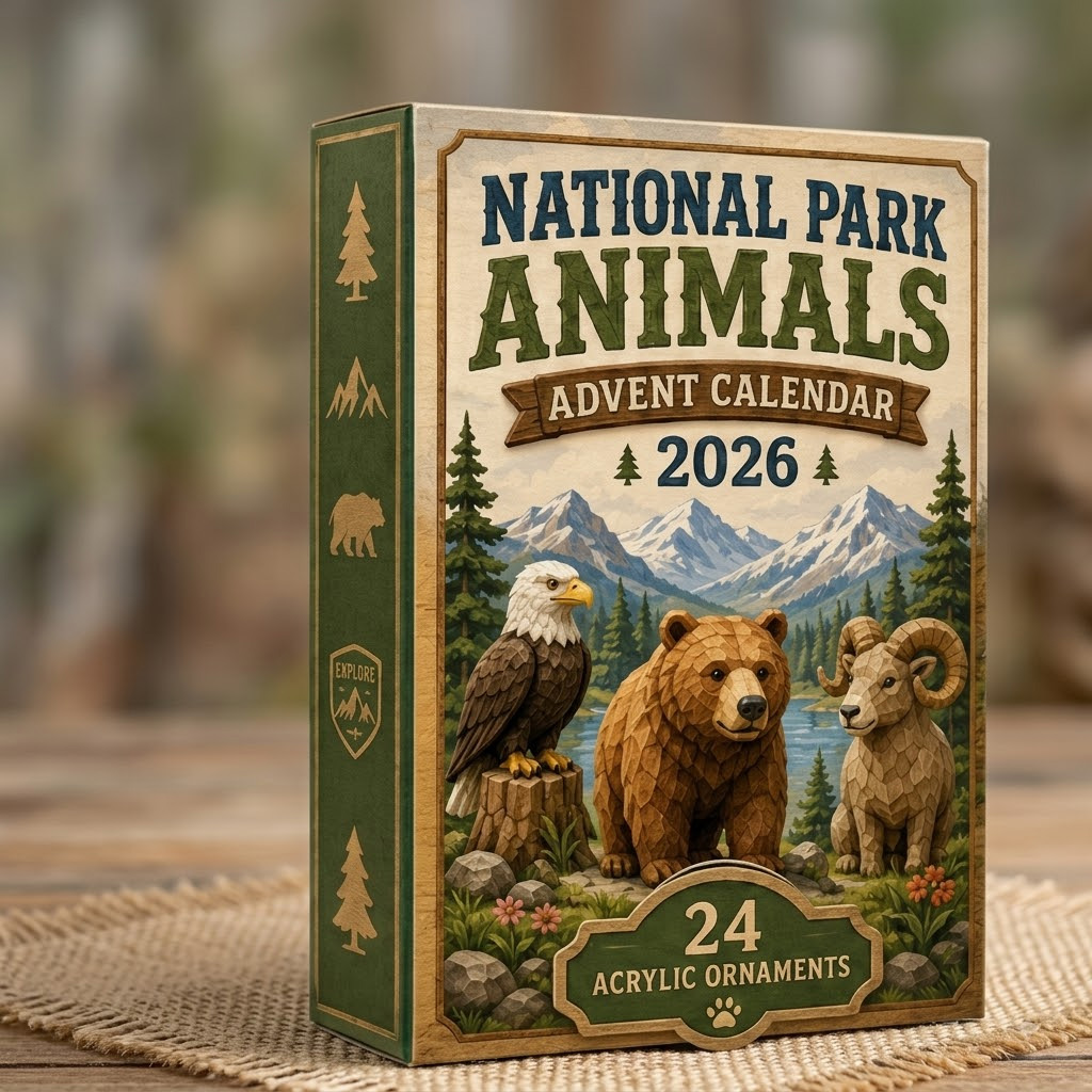 National Park Animals Christmas Advent Calendar 2026 for Wildlife and Nature Lovers 2 National Park Animals Christmas Advent Calendar 2026 for Wildlife and Nature Lovers