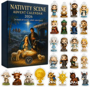 Nativity Scene Christmas Advent Calendar 2026 for Christmas Fans