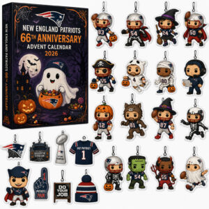 New England Patriots 66th Anniversary Halloween Advent Calendar 2026 for Football Fans