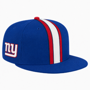 New York Giants Royal Blue Red White Team Stripe Embroidered Logo Snapback Cap for Football Fans