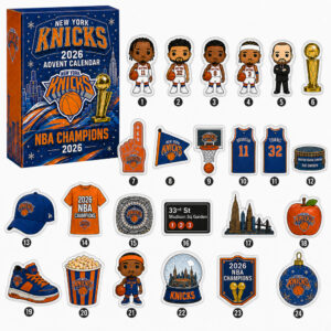 New York Knicks 2026 Champions Advent Calendar for Basketball Fans