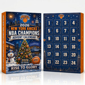 New York Knicks National Basketball Association Champions 2026 Christmas Advent Calendar for Basketball Fans