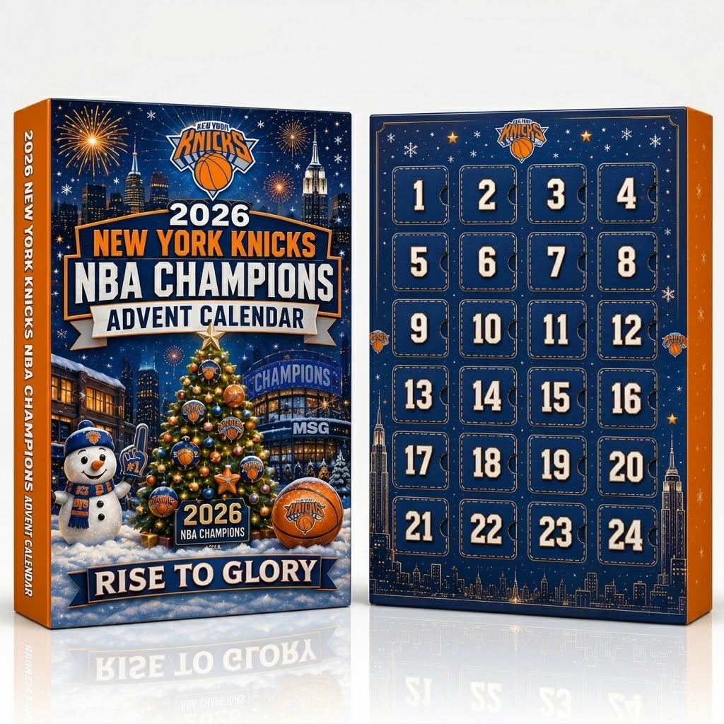 New York Knicks National Basketball Association Champions 2026 Christmas Advent Calendar for Basketball Fans 1 New York Knicks National Basketball Association Champions 2026 Christmas Advent Calendar for Basketball Fans