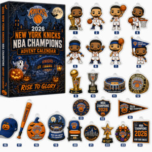 New York Knicks National Basketball Association Champions 2026 Halloween Advent Calendar for Basketball Fans