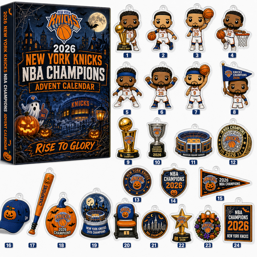 New York Knicks National Basketball Association Champions 2026 Halloween Advent Calendar for Basketball Fans 1 New York Knicks National Basketball Association Champions 2026 Halloween Advent Calendar for Basketball Fans
