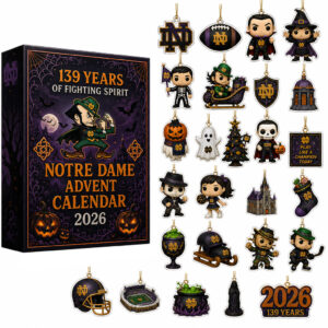 Notre Dame Fighting Irish Halloween Advent Calendar 2026 for College Football Fans